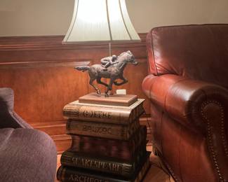Book Table - $50. Horse Lamp - $50