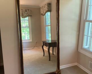 Mirror Frame Crafted By Master Carvers From Solid Hardwood 39 W x 85 H (Originally $2091) ASking $400