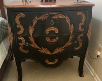 Two Stunning Etched Night Tables (Originally $5000) Asking $1000 for Each