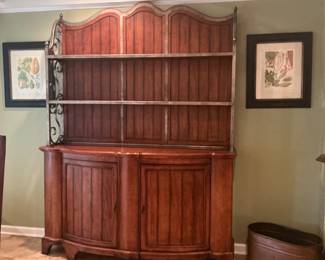 Rustic Wood Hutch/Cabinet - $350