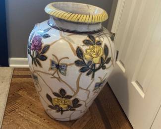 Gorgeous Urn With Rose & Butterfly Design ~ $150