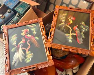 Mexican feather art