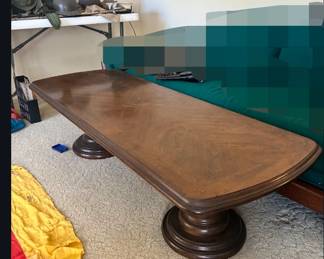 coffee table located upstairs