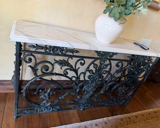Marble sofa table