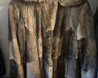 Mink coat.