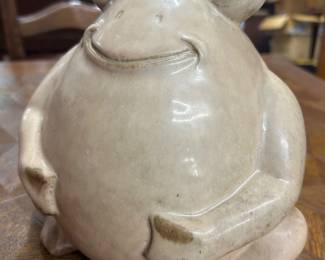 Pottery frog