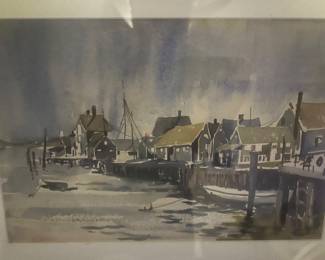 John Butler, "Nantucket", watercolor 