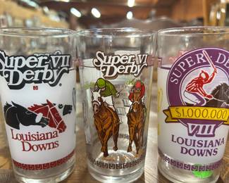 Louisiana Downs glasses 