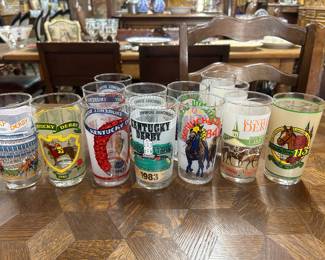 Collection Kentucky Derby Mint Julip glasses 