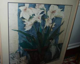 vintage framed pring