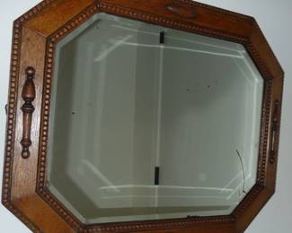 vintage hanging mirror