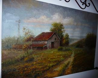 large painting on canvas