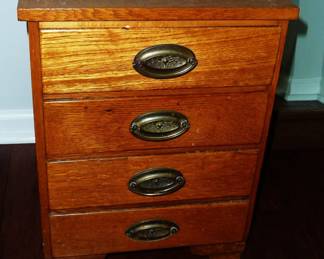 small oak chest