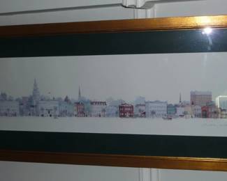 long narrow print