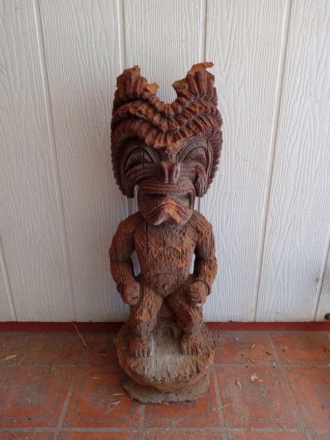Vintage Tiki Statue