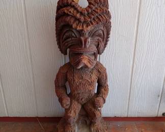 Vintage Tiki Statue