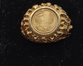 Mens Gold Ring