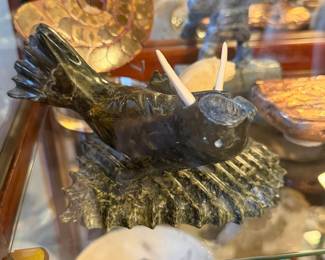Soapstone walrus