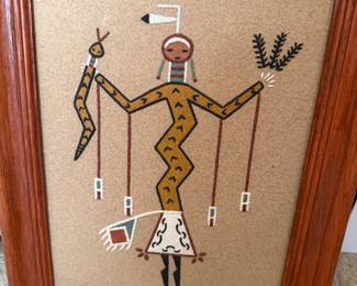 Navajo sand art