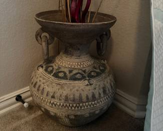 Folk art vase