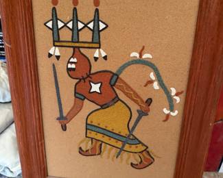 Navajo sand art