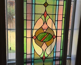 Large window panel stained glass