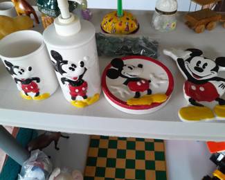 Mickey bath set