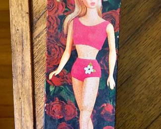 1960’s vintage Barbie doll in original box & clothing 