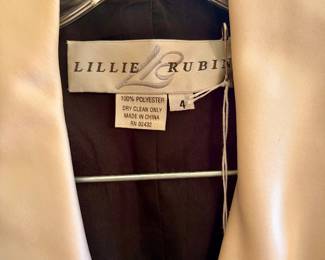 Lillie Rubin black & white dress