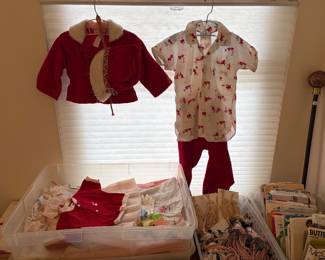Darling collection of vintage children’s clothing