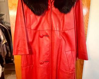 Fun vintage red coat