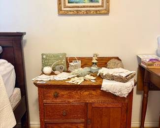 Antique washbasin cabinet