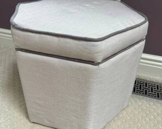 18 Hexagonal Storage Ottoman