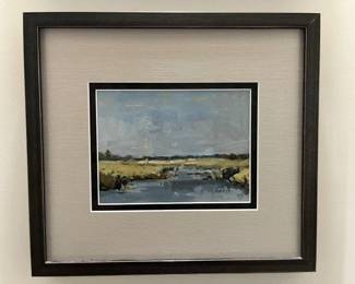 18 J. Davis Coastal Marsh Original Oil