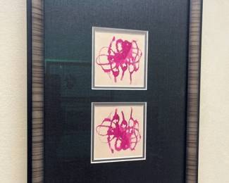 18 Elisa Kalb Abstract Double Art Panel Painting