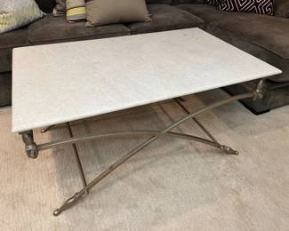 18 Italian Marble Top Coffee Table