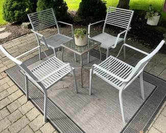 18 Stacking Metal Patio Seating