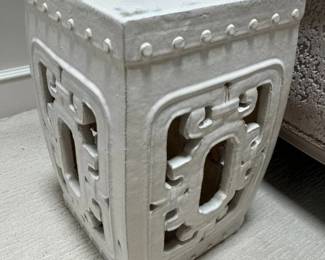 18 Square Ceramic Garden Stool