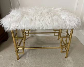 18 UMA Faux Bamboo Boudoir Stool