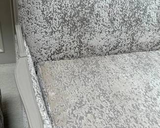 18 Faux Velvet Sofa Upholstery Detail