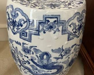 18 Handpainted Porcelain Garden Stool