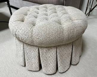 18 Tufted Leopard Footstool