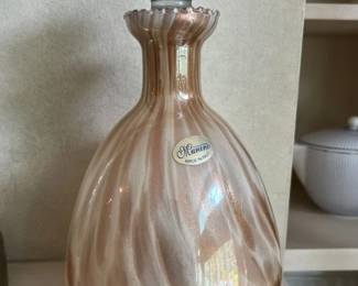18 Murano Art Glass Decanter