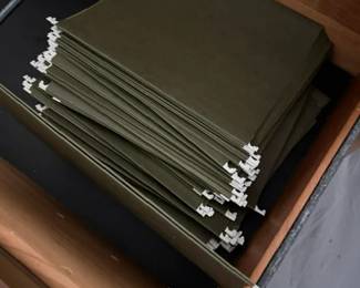 Inside Look of File Cabinet