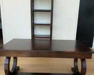 Modern Style Desk with Coordinating Etagere