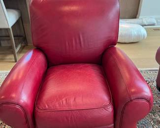 Red Leather Recliner