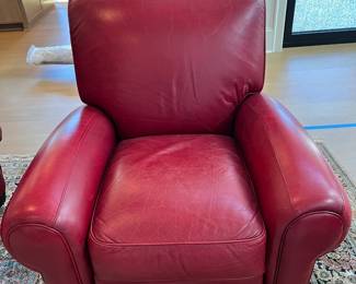 Red Leather Recliner