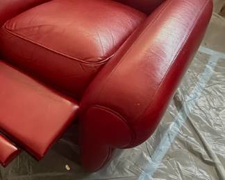 Red Leather Recliner