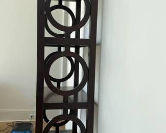 Modern Etagere/Bookcase With Circular Side Panels