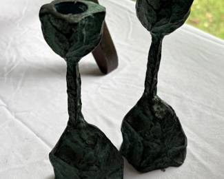 Bronze candlestick 